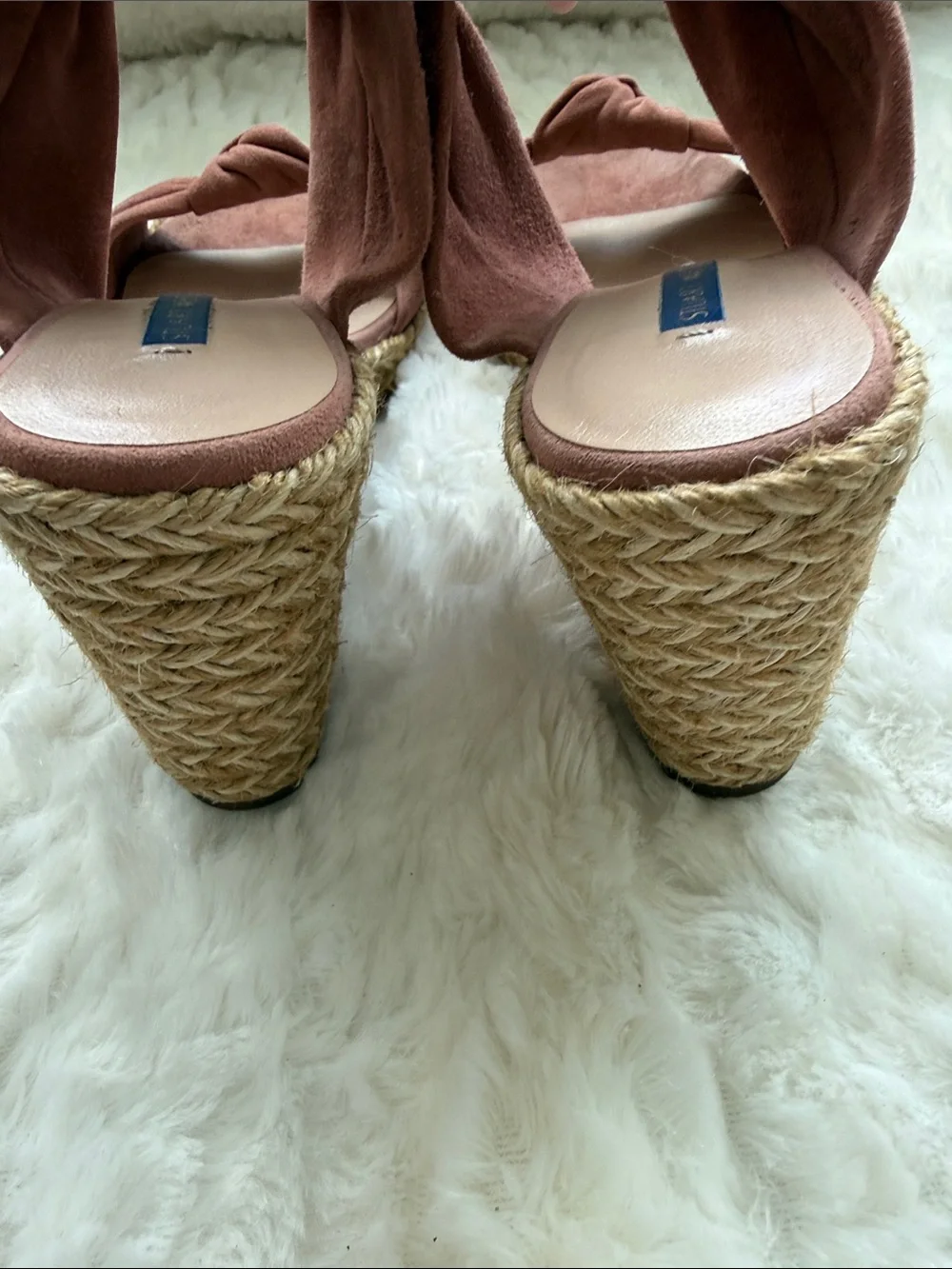 Stuart Weitzman Sarina Dessert Rose Suede Size 7 - Picture 9 of 17